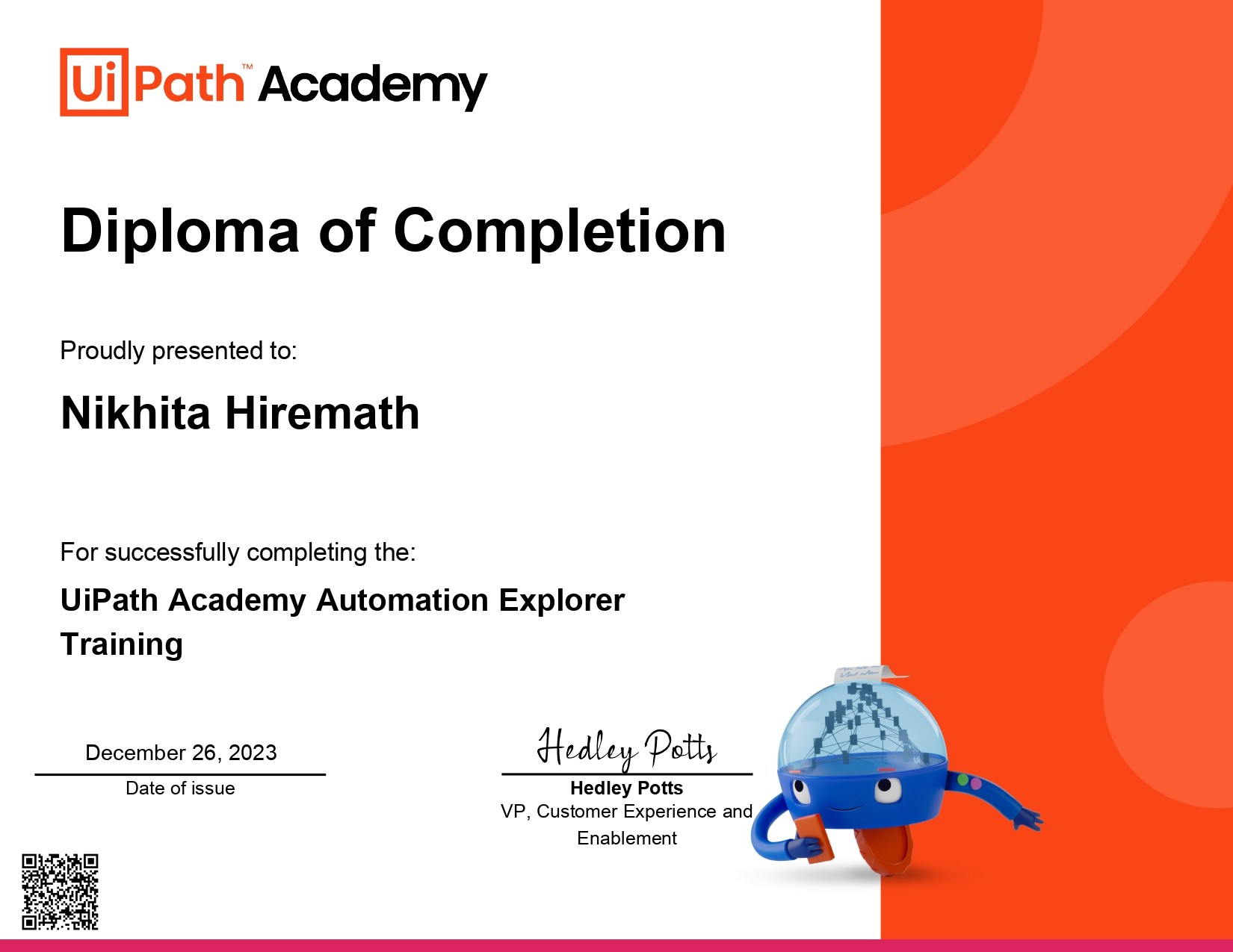 UiPath Certificate